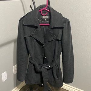 Charcoal gray Kenneth Cole Reaction Peacoat - small